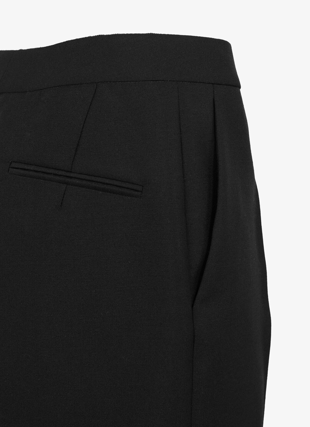Pantaloni Eleganti In Misto Lana  ALAÏA PANTALONI ELEGANTI IN MISTO LANA  NERO